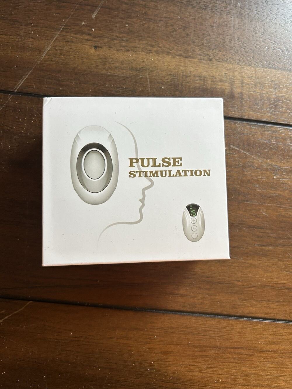 Handheld Palm Sleep Massager Microcurrent Pulse Aid Model HY40 White